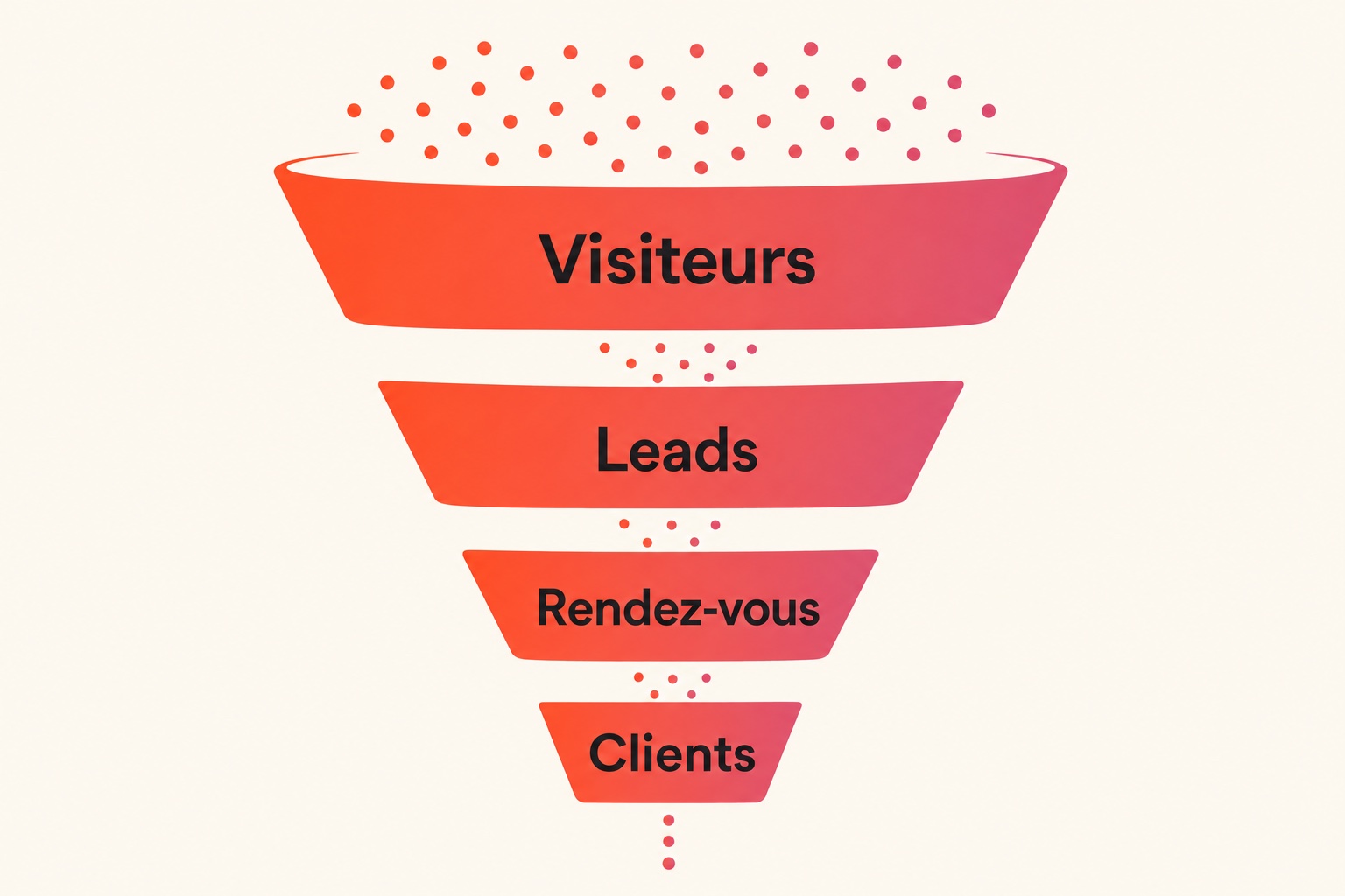 Tunnel de vente : des visiteurs aux clients